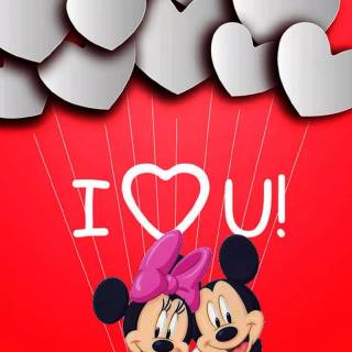 Valentine's Day Minnie Mouse wallpaper