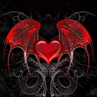 Gothic Valentines Day wallpaper