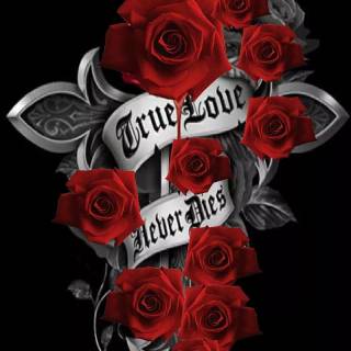 Gothic Valentines Day wallpaper