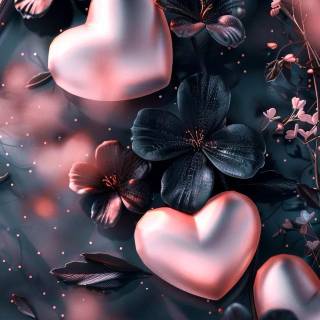 Gothic Valentines Day wallpaper