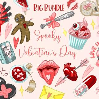 Gothic Valentines Day wallpaper