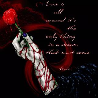 Gothic Valentines Day wallpaper