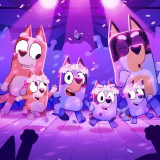 Bluey computer wallpaper