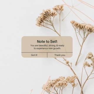 Note to self wallpaper