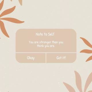 Note to self wallpaper