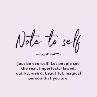 Note to self wallpaper