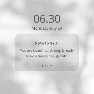 Note to self wallpaper
