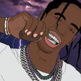 Travis Scott drip wallpaper