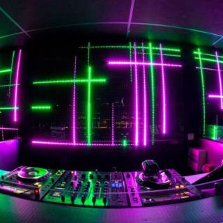 Club lights wallpaper