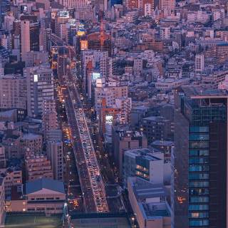 Tokyo night phone wallpaper