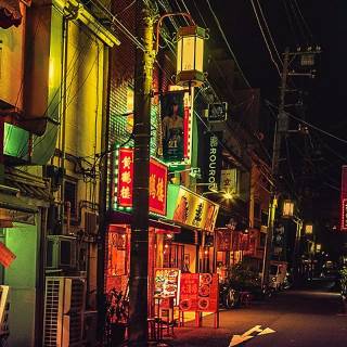 Tokyo night phone wallpaper