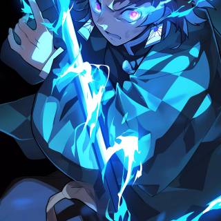 Lightning sword wallpaper