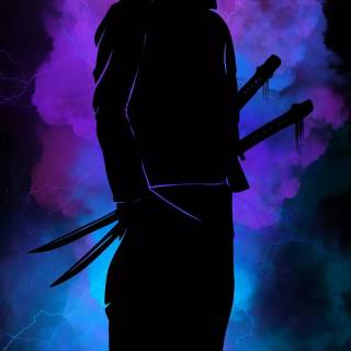 Lightning sword wallpaper