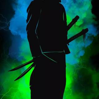 Lightning sword wallpaper