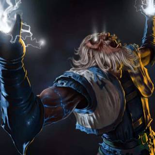 Lightning sword wallpaper