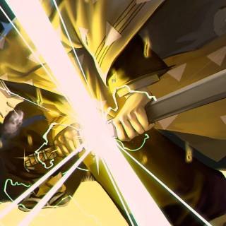 Lightning sword wallpaper