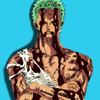 Zoro Nothing Happend wallpaper