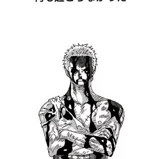 Zoro Nothing Happend wallpaper