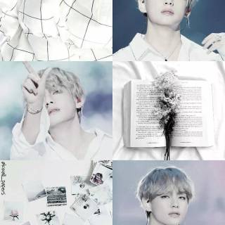 BTS V collage wallpaper