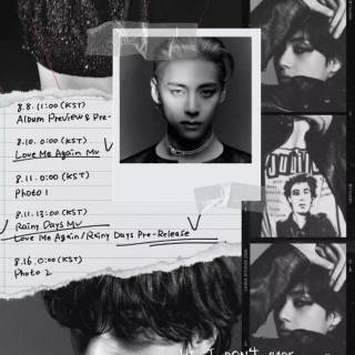 BTS V collage wallpaper