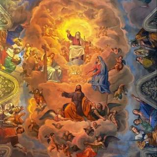 Biblical art wallpaper