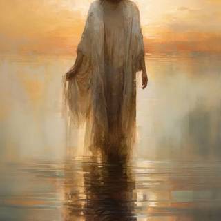 Biblical art wallpaper