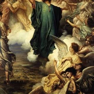 Biblical art wallpaper