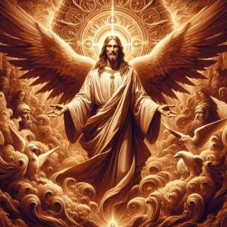 Biblical art wallpaper