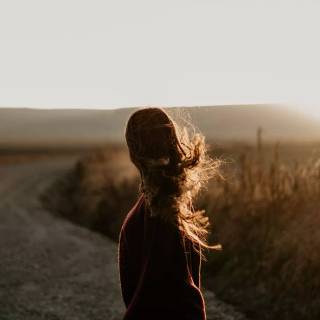 Unknown girl wallpaper