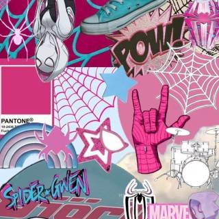 Spider-Man and Spider Gwen wallpaper