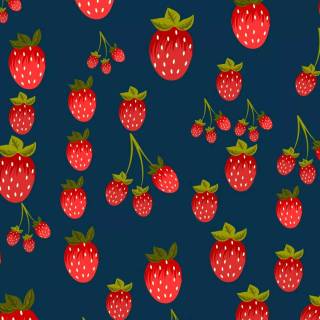 Funny strawberry wallpaper
