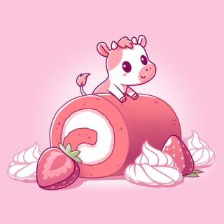 Funny strawberry wallpaper