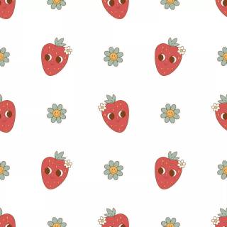 Funny strawberry wallpaper
