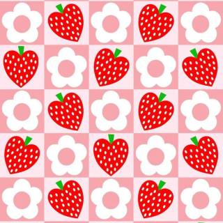 Funny strawberry wallpaper