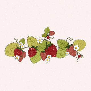 Funny strawberry wallpaper