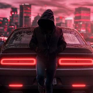 Neon classic cars wallpaper