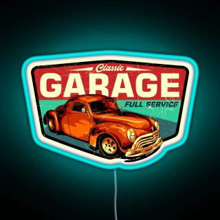 Neon classic cars wallpaper