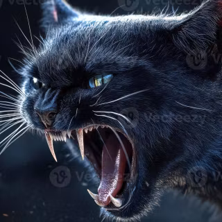 Screaming cat wallpaper