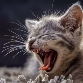 Screaming cat wallpaper