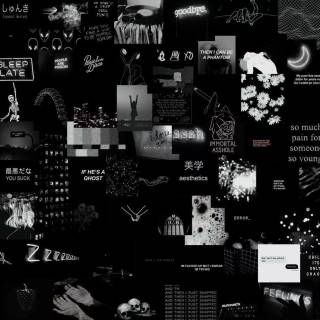 Dark aesthetic BTS PC wallpaper