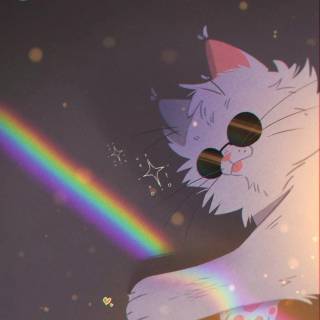 Gojo rainbow wallpaper