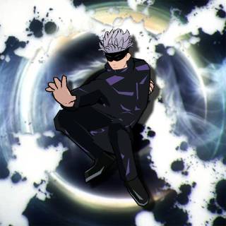 Gojo rainbow wallpaper