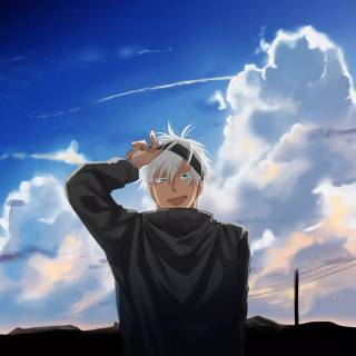 Jujutsu Kaisen blue wallpaper