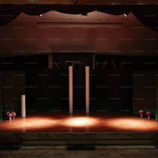 Empty stage wallpaper
