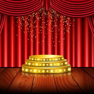 Empty stage wallpaper