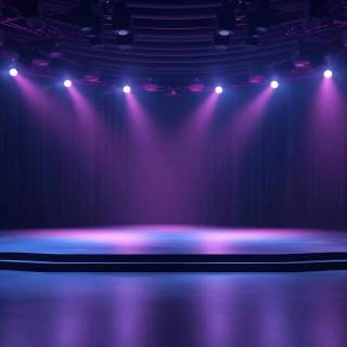 Empty stage wallpaper