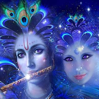 Lord Krishna laptop wallpaper