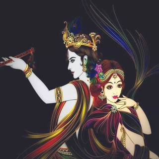 Lord Krishna laptop wallpaper