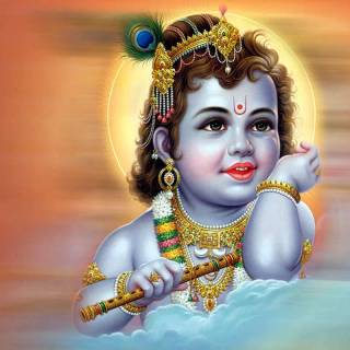 Lord Krishna laptop wallpaper
