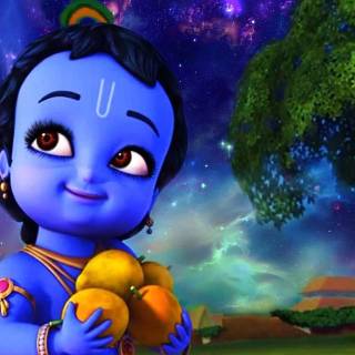 Lord Krishna laptop wallpaper